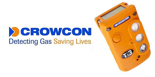 Crowcon Tetra 3 Gas Detector - Carbon Monoxide, Methane, Oxygen, Hydrogen Sulphide Crowcon Tetra 3 Portable Gas Detector