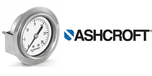Ashcroft 1008S SL 63-100mm Pressure Gauge Center Back Connection Only