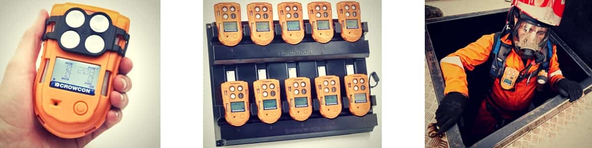Crowcon T4, portable gas detection in confined spaces.
