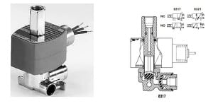 ASCO 8317 Hazardous Area Solenoid Valve With Manual Operator