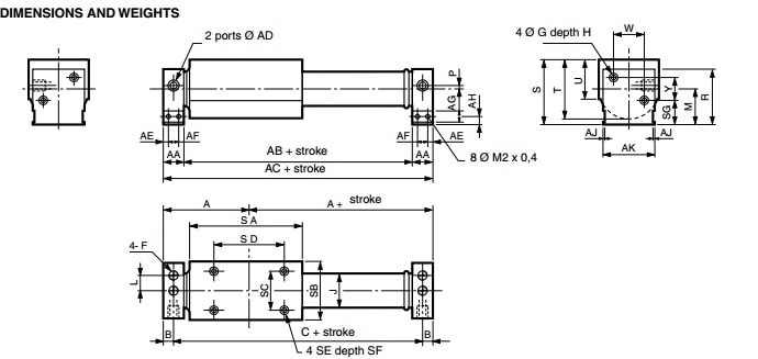 ASCO Numatics Joucomatic 445 Rodless Cylinders