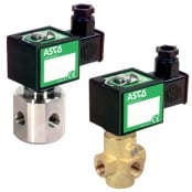 ASCO 370 Solenoid Valves – 1/4, Brass & Stainless Steel, In-line Pilot Valve