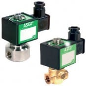 ASCO 374 Solenoid Valves – 1/4, Brass & Stainless Steel, Top Exhaust Pilot Valve