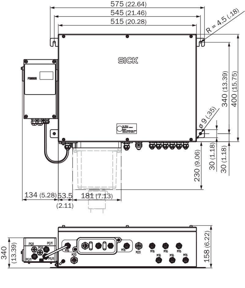 SICK GM32 In-Situ Gas Analyser - Connection Unit (Ex)