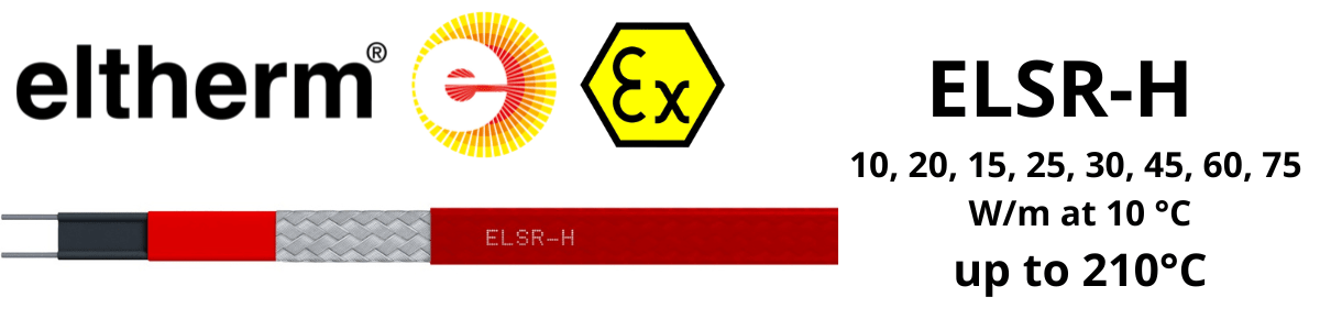 Self Regulating Heat Tracing | Eltherm ELSR-H ATEX Heat Tracing Cable (Up to 210 Degrees Celsius)