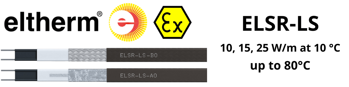 Self Regulating Heat Tracing | Eltherm ELSR-LS ATEX Heat Tracing Cable (Up to 80 Degrees Celsius)