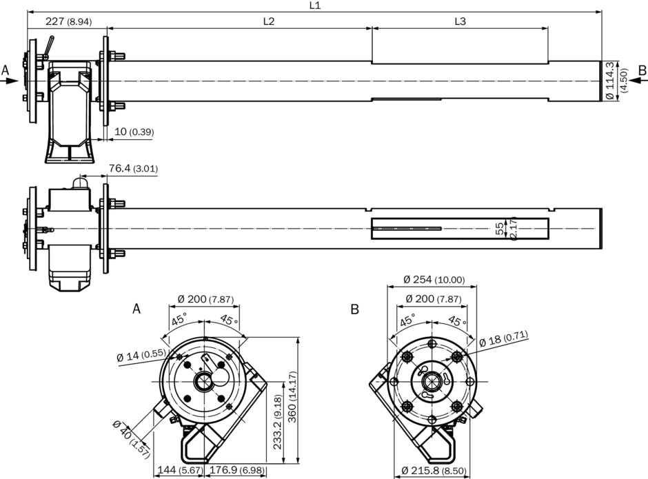 SICK GM32 Gas Analyser - Open Measuring Probe (GMP)