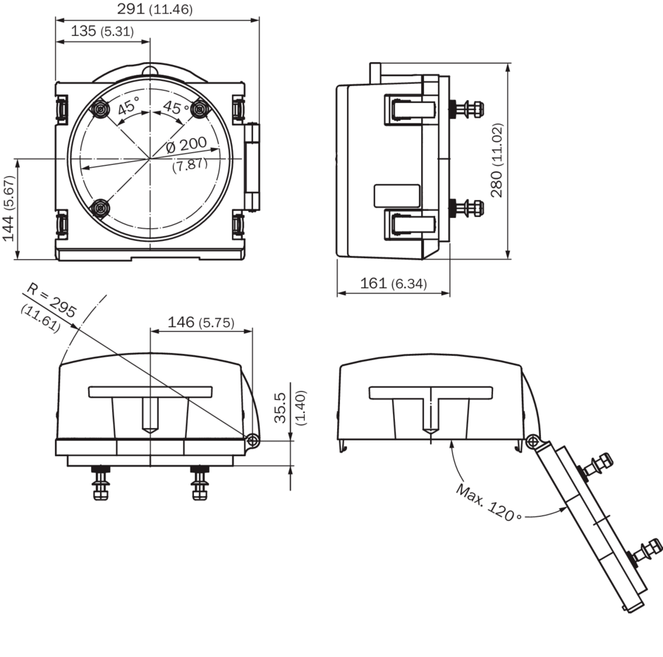 SICK GM32 In-Situ Gas Analysers - Reflector Unit