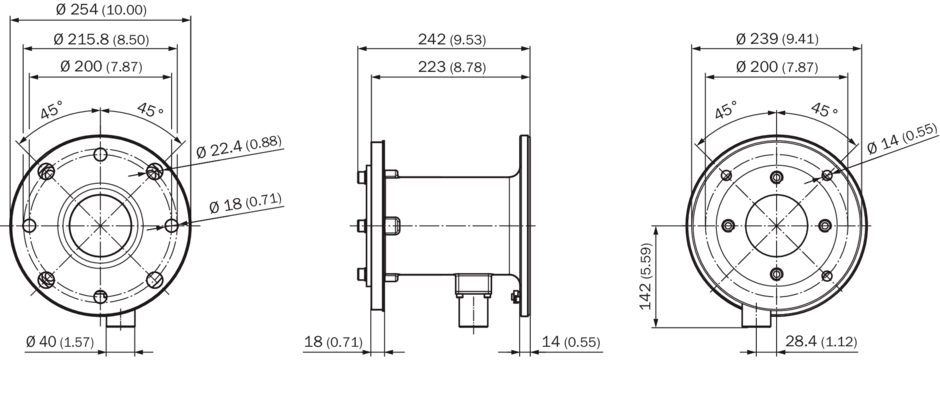 SICK GM700 In-Situ Gas Analysers Purge air attachment Ex version (passive)