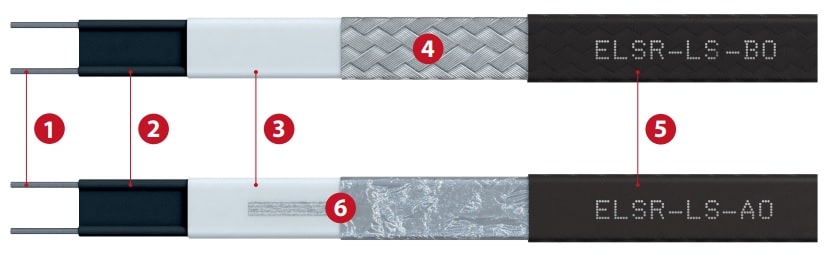 Self-regulating trace heating cable specification