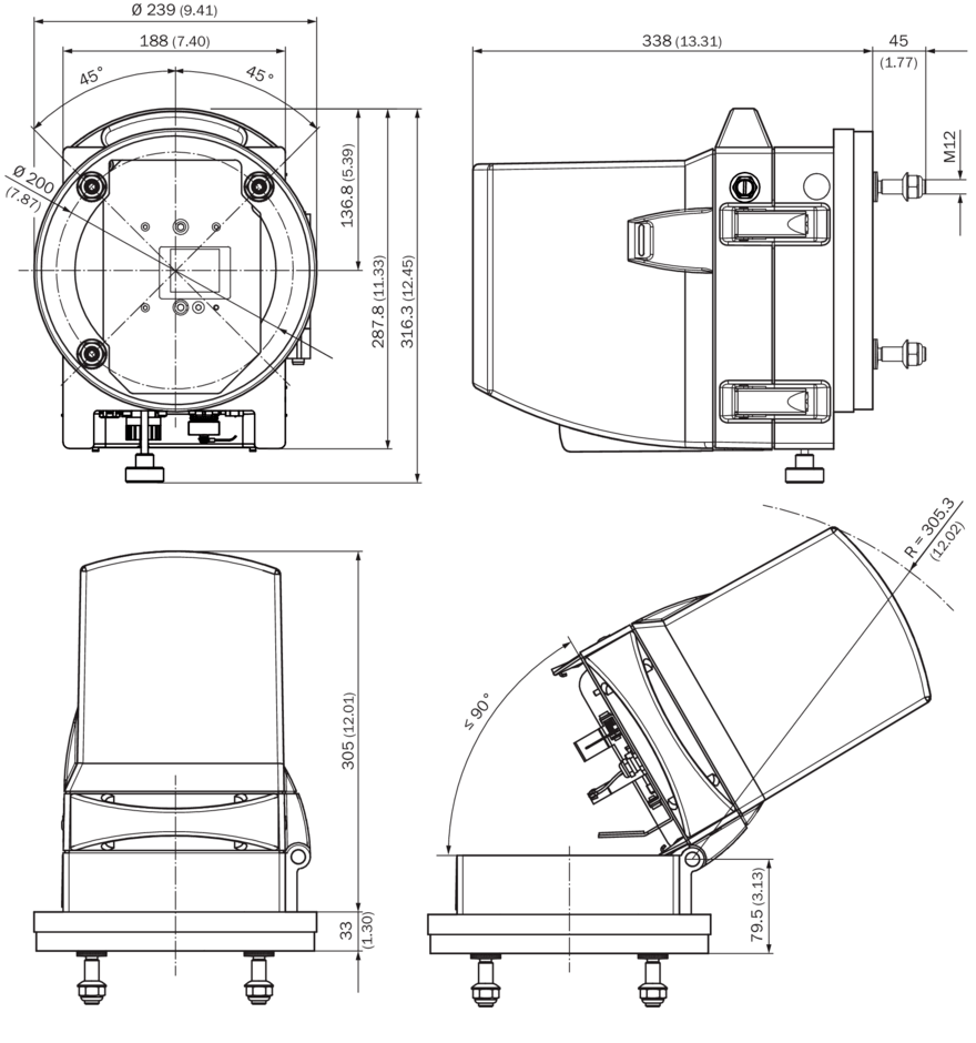 SICK GM700 Sender Receiver Unit (Standard Version)