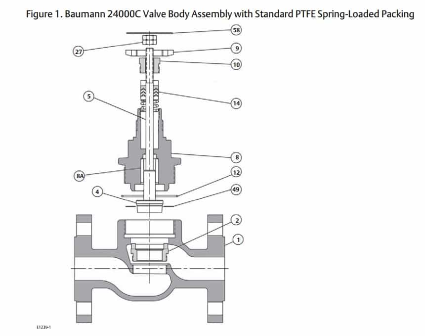 Fisher Baumann 24000C Universal Globe Valve - Valve Body