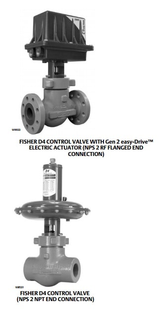 Fisher D4 High Pressure Globe Valve - Sliding Stem Valves