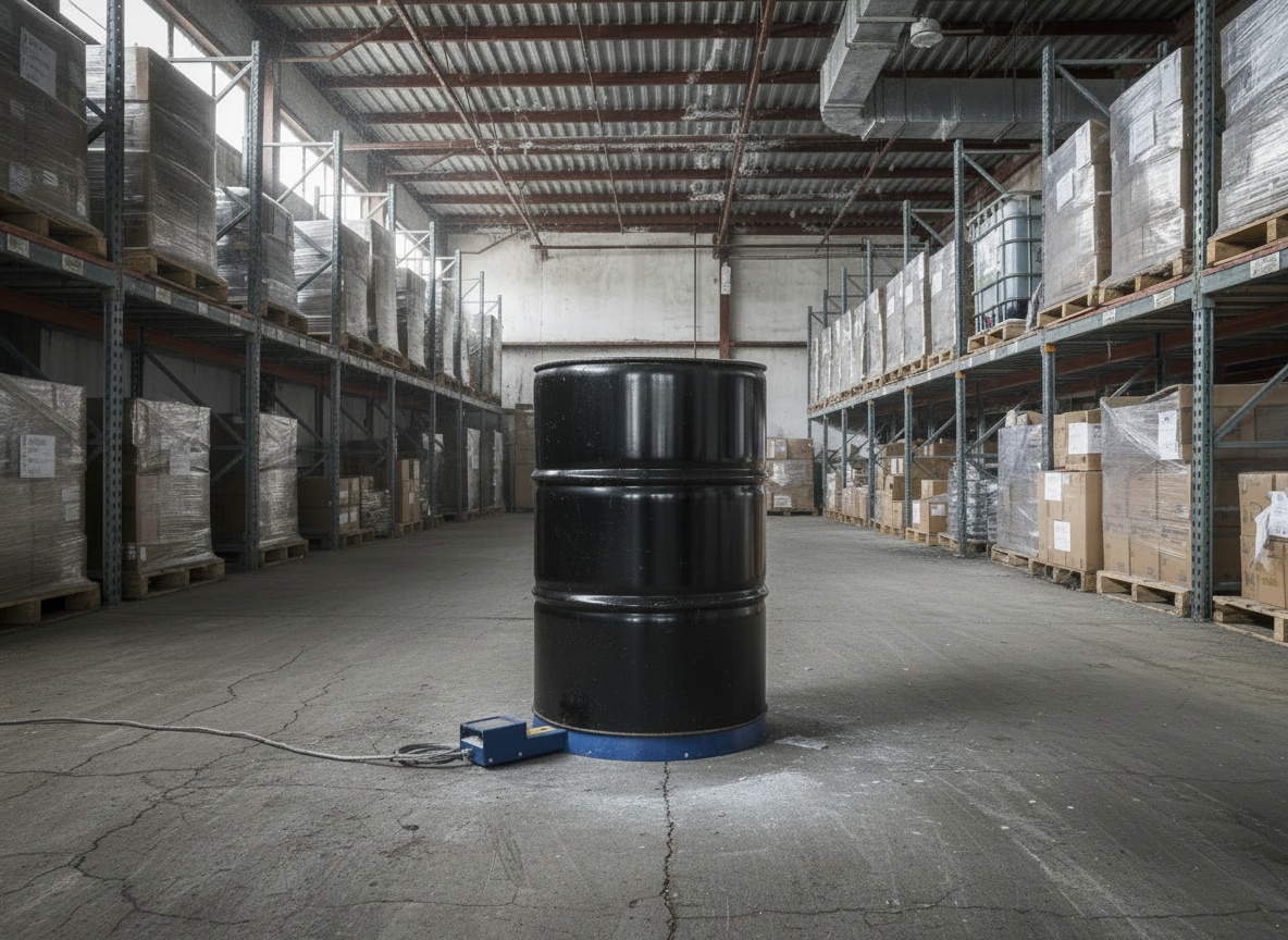 HBD Base Drum Heater in a Wearhouse