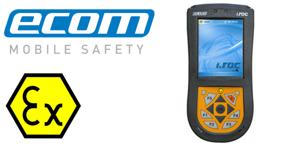 ATEX Handheld Computer Zone 1 Zone 21 & Div 1 Hazardous Area – Ecom I.ROC 520 Handheld Computer