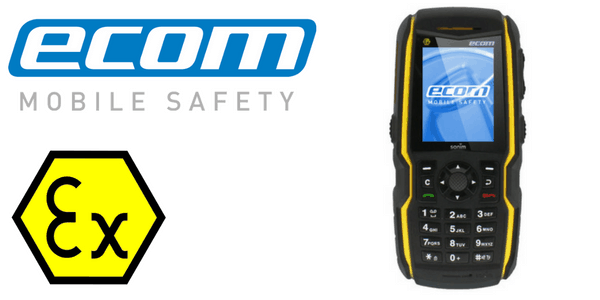 ATEX Mobile Phone Zone 1 Hazardous Area - Ecom Ex-Handy 08 Smart Phone