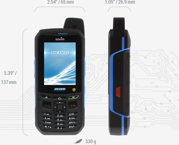 ATEX Mobile Phone Zone 1 Hazardous Area - Ecom Ex-Handy 09 Smart Phone