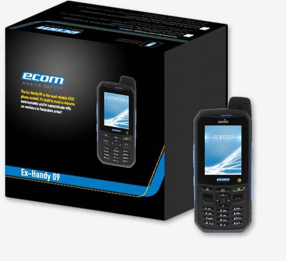 ATEX Mobile Phone Zone 1 Hazardous Area - Ecom Ex-Handy 09 Smart Phone