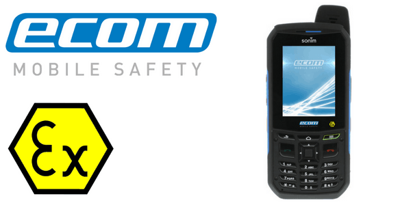 ATEX Mobile Phone Zone 1 Hazardous Area - Ecom Ex-Handy 09 Smart Phone