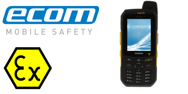 ATEX Mobile Phone Zone 2 Hazardous Area - Ecom Ex-Handy 209 Smart Phone
