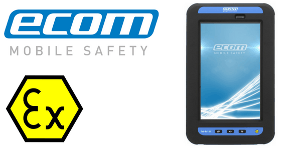 ATEX Tablet Zone 1 Zone 21 & Div 1 Hazardous Area – Ecom TAB-EX 01 Android Tablet