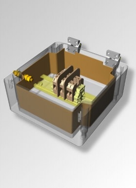 Copper earth continuity plate (must also be fitted with earth stud)