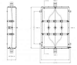 High Voltage HV Junction Box 6.6kV Hazardous Area ATEX Enclosure