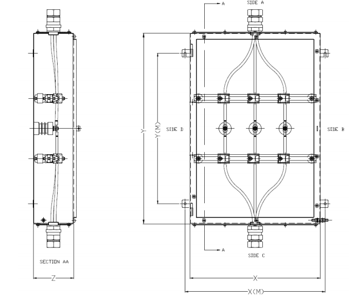 High Voltage Junction Box 6.6kV-8.3kV - Zone 1 Zone 2 Hazardous Area ATEX