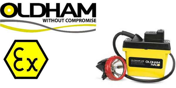 Oldham Caplamp GL16 - Hazardous Area Group 1 Mining M2 ATEX Lamps