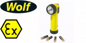 Wolf ATEX LED Torches (Zones 0, 1, 2, 21 & 22 Hazardous Areas)