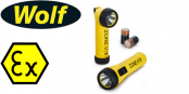 Wolf ATEX Safety LED Torches (Zones 0, 1, 2, 20, 21 & 22 Hazardous Areas)