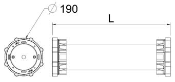 Wolf LinkEx Portable Fluorescent Leadlamp - Zone 1, 2, 21 & 22 Hazardous Area Leadlamp