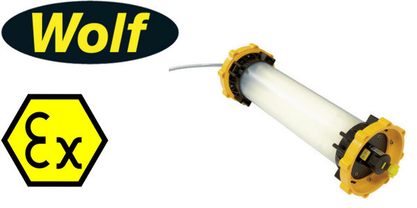 Wolf LinkEx Portable Fluorescent Leadlamp - Zone 1, 2, 21 & 22 Hazardous Area Leadlamp