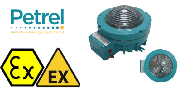 Zone 1 Bulkhead Hazardous Area Lighting ATEX Ex de - Petrel 621