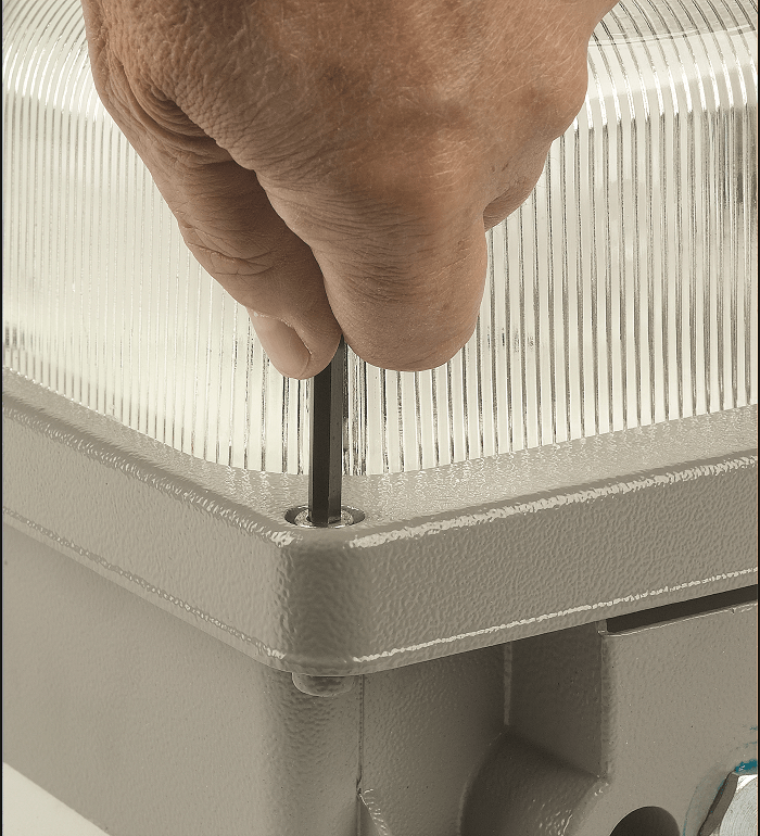 Zone 2 Bulkhead Luminaire EX nR - Bulk Lock