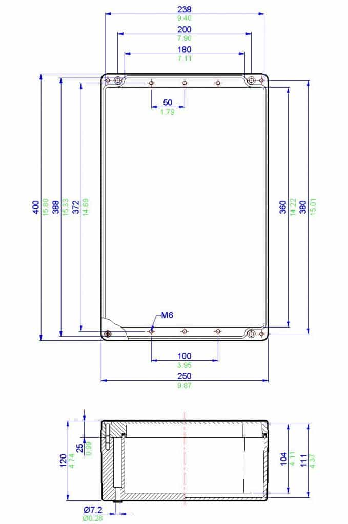 Abtech BPG13 - ATEX Zone 1 Zone 2 Junction Box Electrical Enclosure