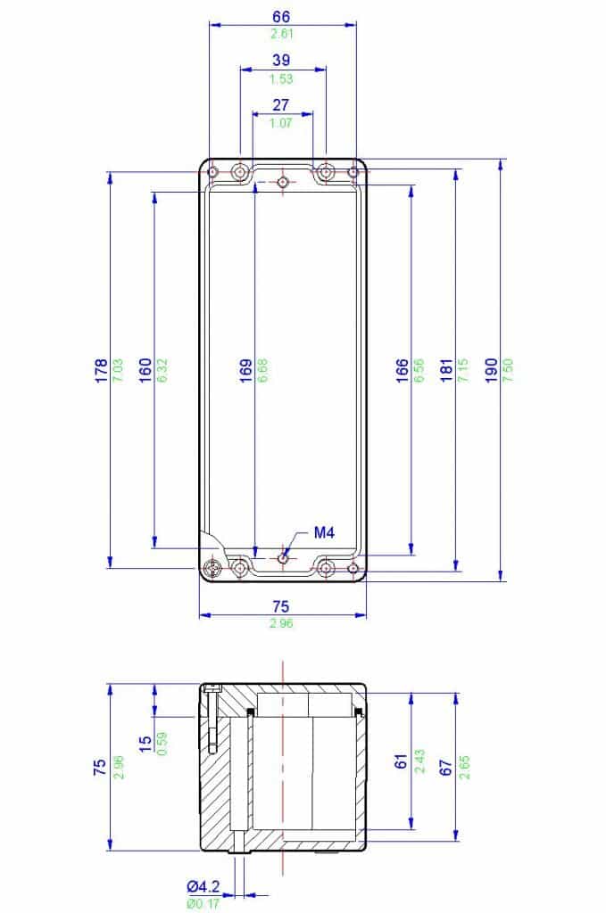 Abtech BPG4.5 - ATEX Zone 1 Zone 2 Junction Box Electrical Enclosure