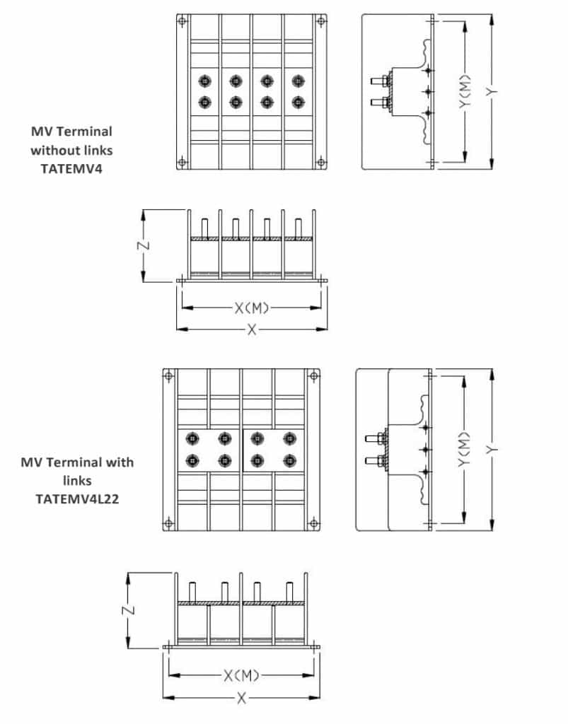 6.6kV Terminal – HV High Voltage Cable Terminal Zone 1 Hazardous Area ATEX