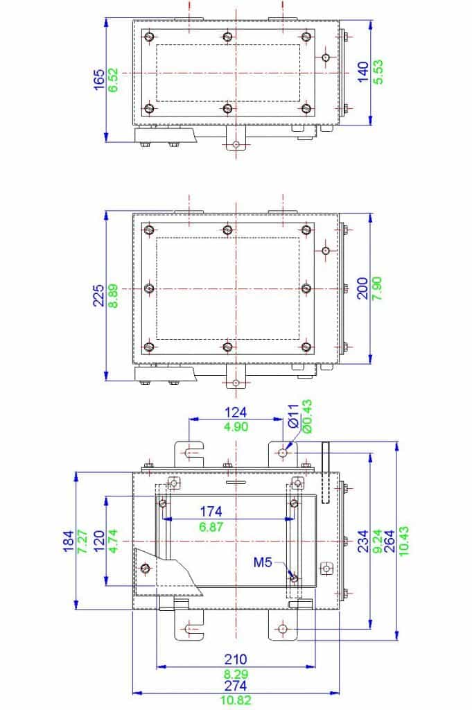 Abtech SX0.5 - ATEX Zone 1 Zone 2 Junction Box Electrical Enclosures