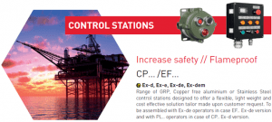Hazardous Area Control Stations - Zone 1 Zone 2