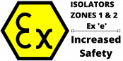 Isolators – Ex e Hazardous Area Zone 1 & Zone 2 Isolators ATEX Certified