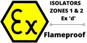 Isolators – Ex d Hazardous Area Zone 1 & Zone 2 Isolators ATEX Certified