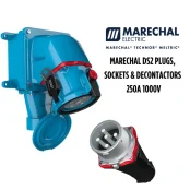 Marechal DS2 Plugs, Sockets & Decontactors 250A 1000V (AC22 AC23)
