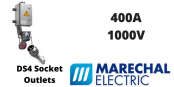 Marechal DS4 400Amps Socket Outlets – 1000V IP54/67 IK09 High Current Plugs & Sockets
