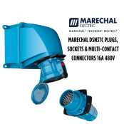 Marechal DSN37C Plugs & Sockets | 37 Contacts 16A 480V IP66/67 Multi-Contact Connectors