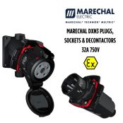 Marechal DXN3 ATEX Plugs Zone 1 & Zone 2 Hazardous Area 32A