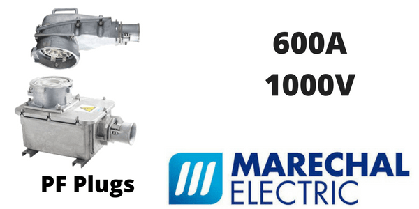Marechal PF 600Amps Socket Outlets - 1000V IP6667 Heavy Duty Plugs & Sockets