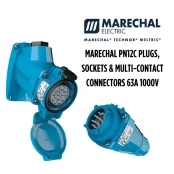 Marechal PN12C Plugs, Sockets & Multi-Contact Connectors | 12 Contacts 16A 500V IP66/67