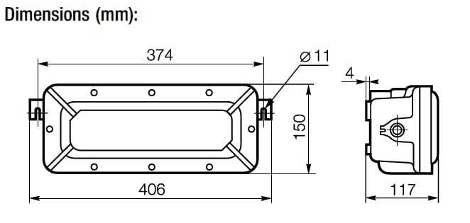 Zone 1 Zone 2 (21/22) ATEX Bulkhead Luminaires Flameproof – Appleton HBDA