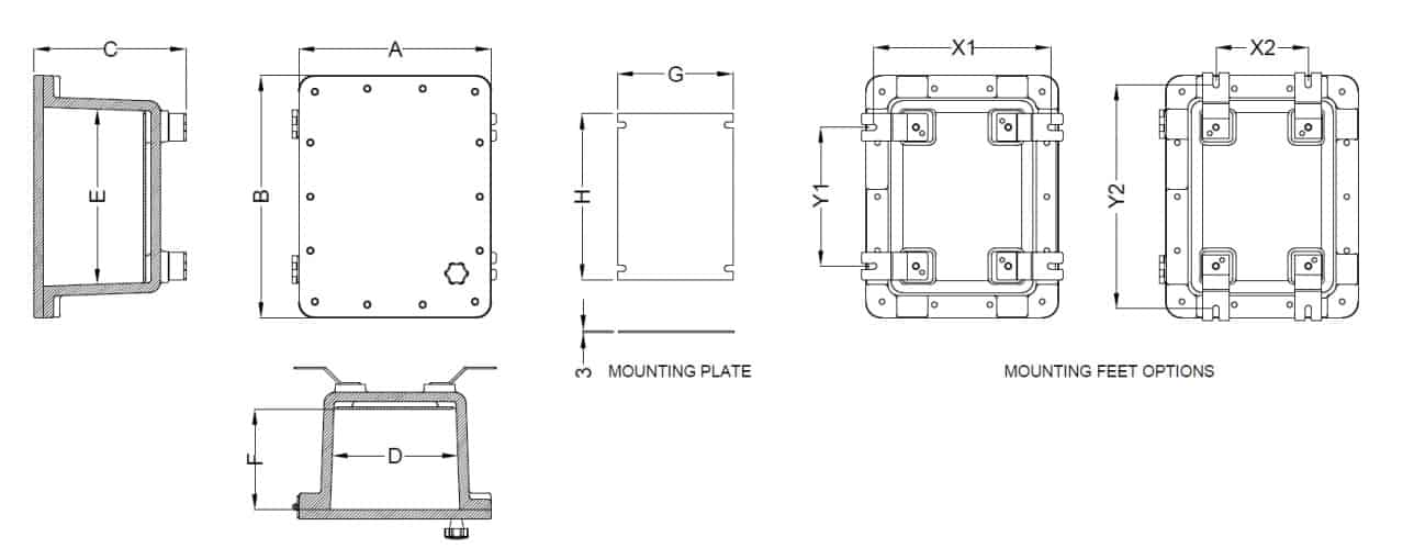 Abtech SSD Aluminium - Dimensions
